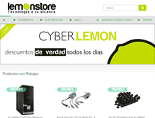 Tablet Screenshot of lemonstore.com.ar